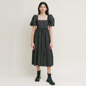 A Bronze Age Serenity Puff Dress Size S NWT